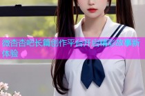 微杏杏吧长篇创作平台开启精彩故事新体验