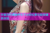 华堂杏吧健康养生平台轻松享功能保健茶体验